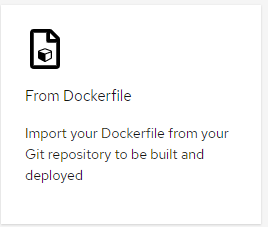Link to allow user to build from Dockerfile