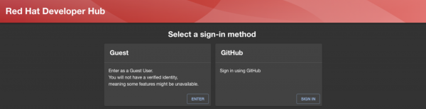 There are now 2 login options, Guest and GitHub.