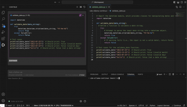 Figure 12: Code with the AI-generated documentation