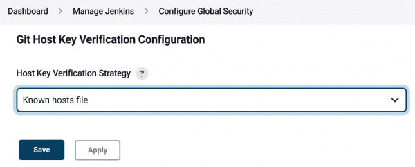 Host Key Configuration