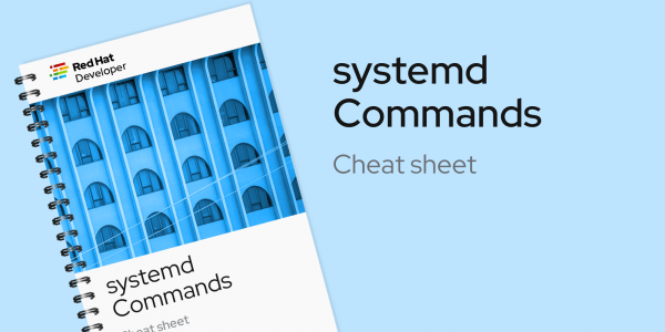 systemd Commands cheat sheet card image