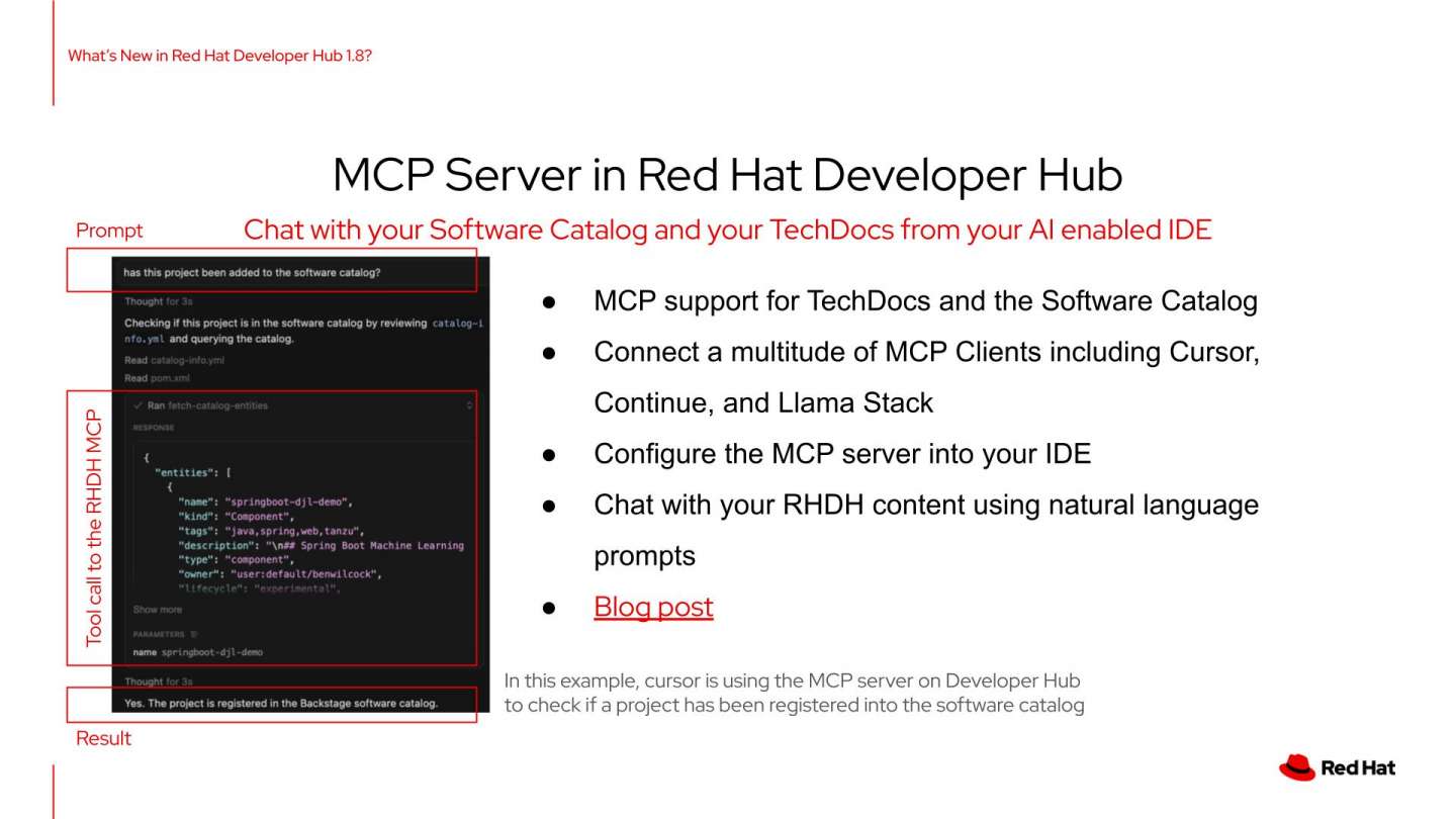 MCP Server in Red Hat Developer Hub