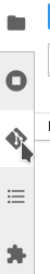 The Git icon is the third icon from the top in the JupyterLab toolbar.