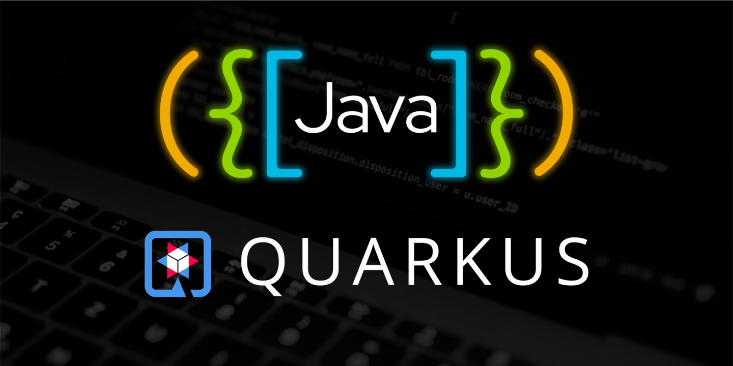 The Java and Quarkus logos