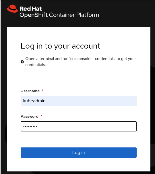 Log in to OpenShift Container Platform to get access to JupyterHub.