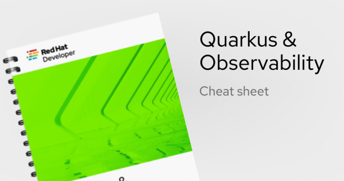 quarkus and observability cheat sheet