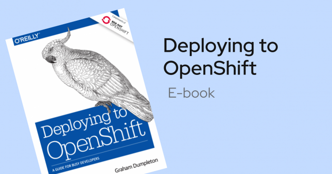 Deploying to OpenShift e-book tile card