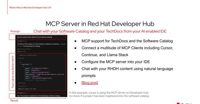 MCP Server in Red Hat Developer Hub