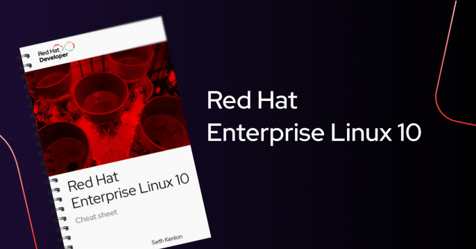 RHEL 10 cheat sheet tile card