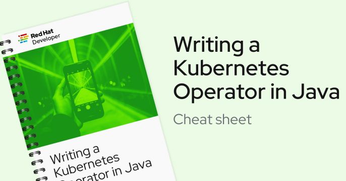 Writing a Kubernetes Operator in Java cheat sheet tile card