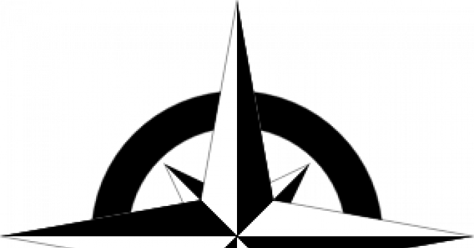Compass Rose BW