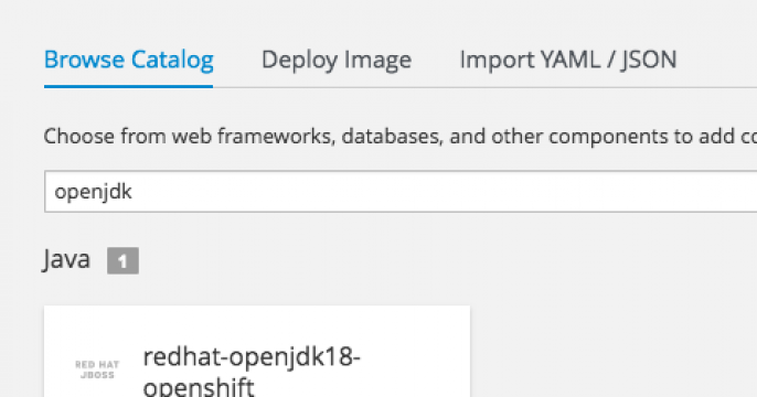 Getting started with OpenShift Java S2I