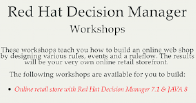 red hat decision manager
