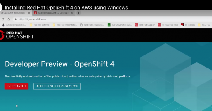 Red Hat OpenShift installer