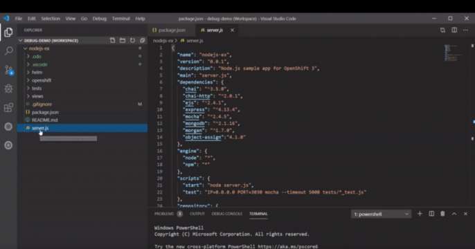 Debugging components in OpenShift