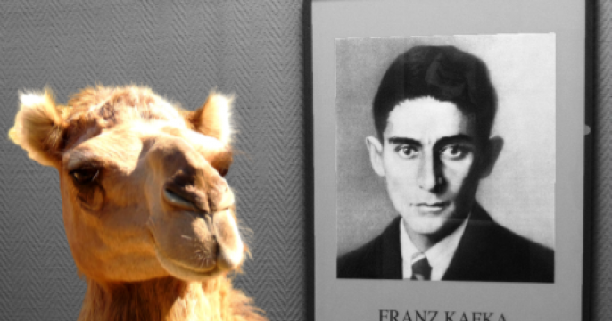 Source: "Getting Kafka ready for the Camel Ride" is a derivative work of "Kafka" by "g p" and "Camel" by "Ziad Fhema," used under CC BY 2.0.