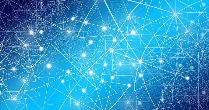 abstract networking image