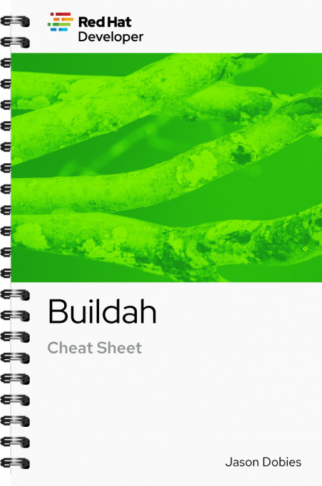 Buildah cheat sheet cover