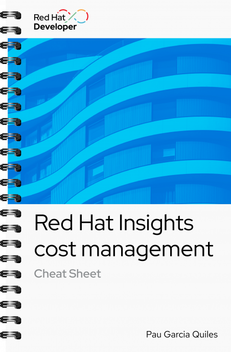 Red Hat Insights cost management cheat sheet