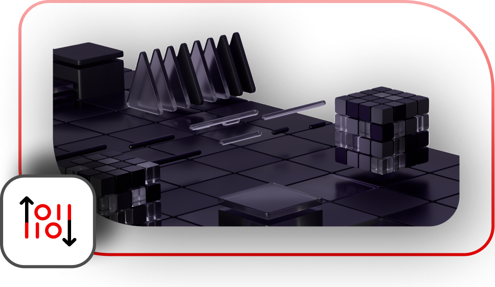 Streams for Apache Kafka technology icon overlaid on the Red Hat cross platform brand texture