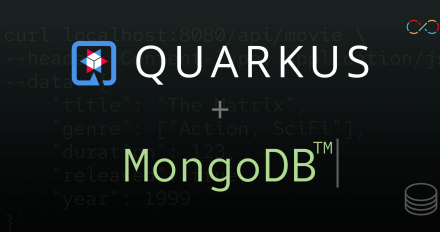 Featured image for Quarkus and MongoDB.