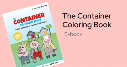 Container Coloring Book e-book tile card