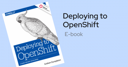 Deploying to OpenShift e-book tile card