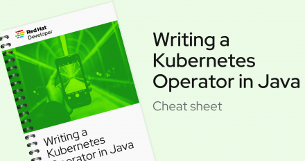 Writing a Kubernetes Operator in Java cheat sheet tile card