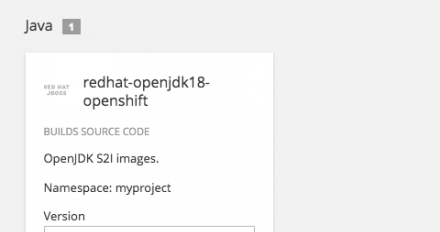 Getting started with OpenShift Java S2I