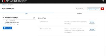 apicurio registry registry web console