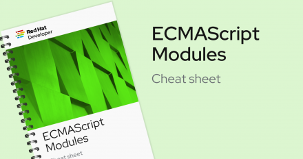 ECMAScript modules cheat sheet feature card
