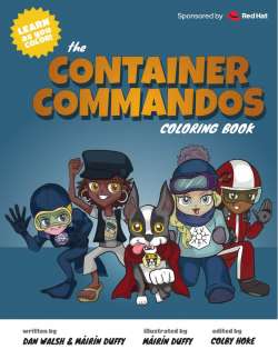 Container Commandos Coloring book cover