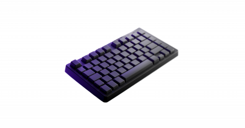Matte black keyboard