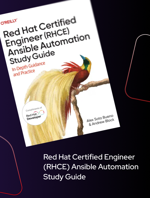Red Hat Certified Engineer (RHCE) Ansible Automation Study Guide e-book cover