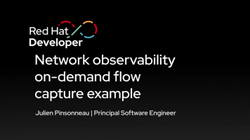 Network observability on-demand flow capture example
