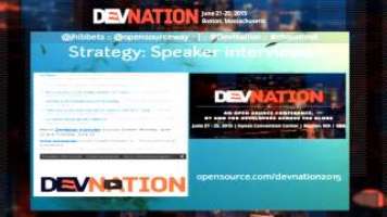 DevNation 2015 - Jason Hibbets - Community building the open source way