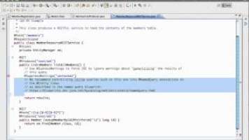 Using Java EE 6 with OpenShift Express running JBoss AS 7 (all 8 segments in one video)