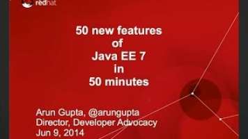 Code-driven introduction to Java EE 7